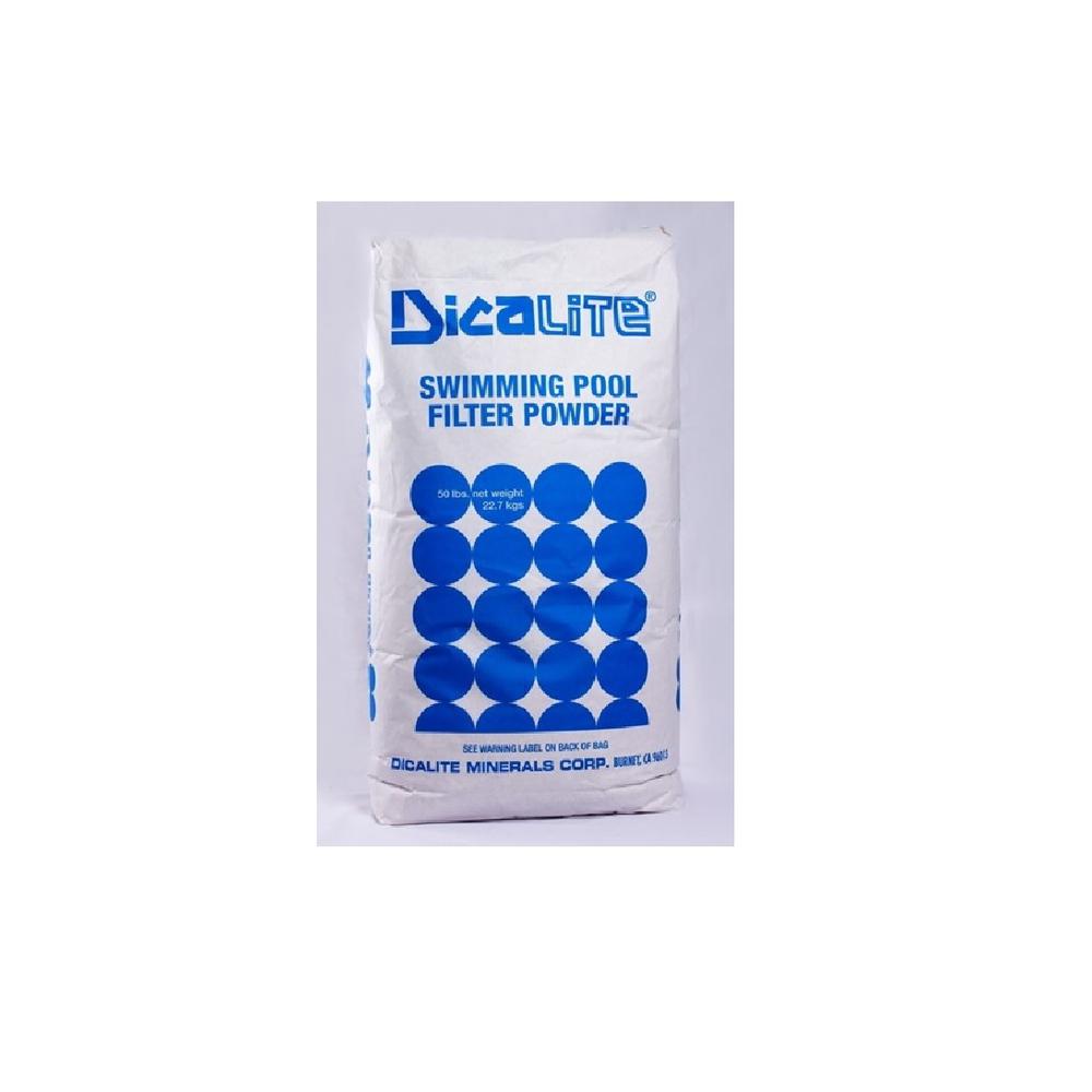 DicaLite Swimming Pool and Spa Filter Powder - 25lb Bag. Picture 1