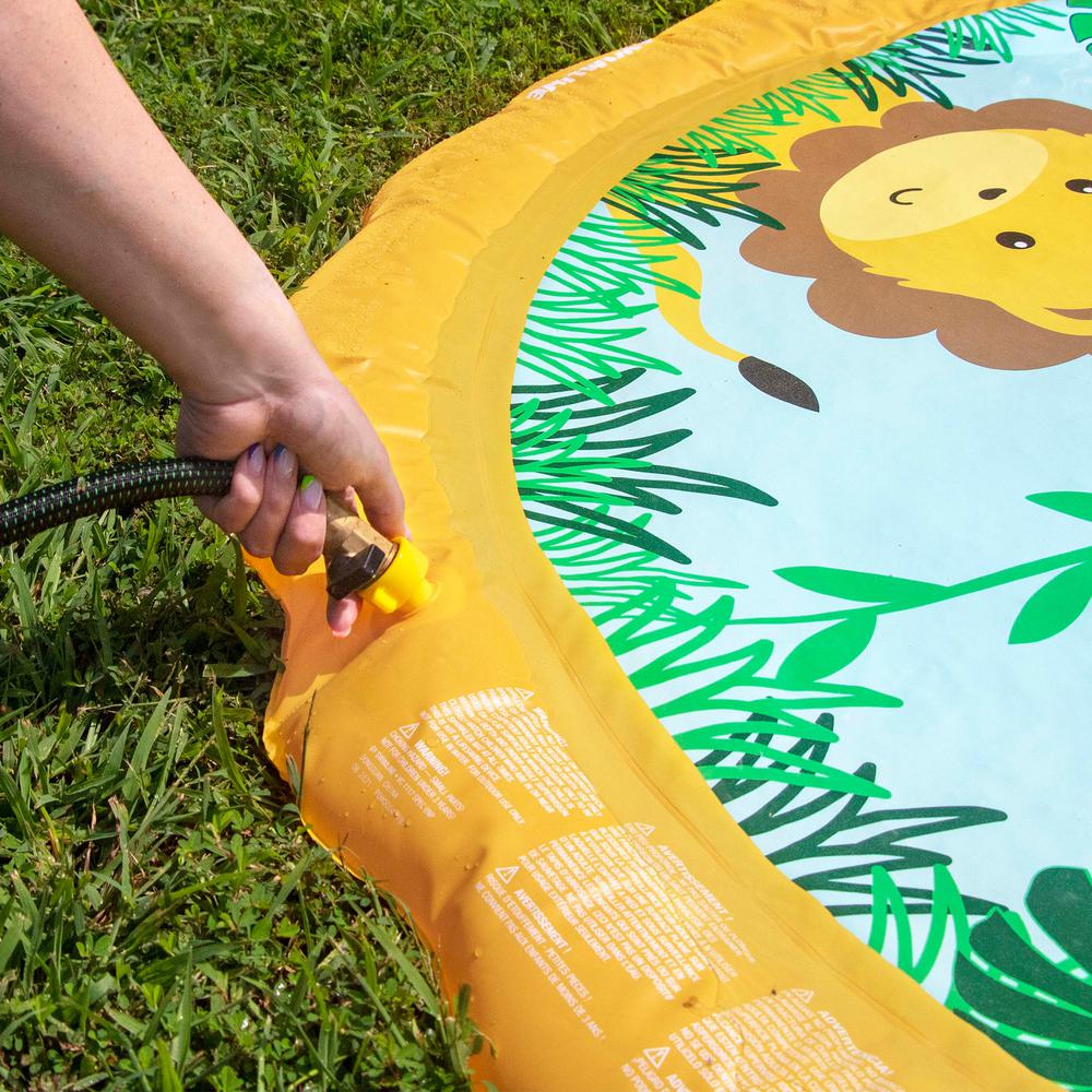 60" Inflatable Safari Children's Sprinkler Mat. Picture 6