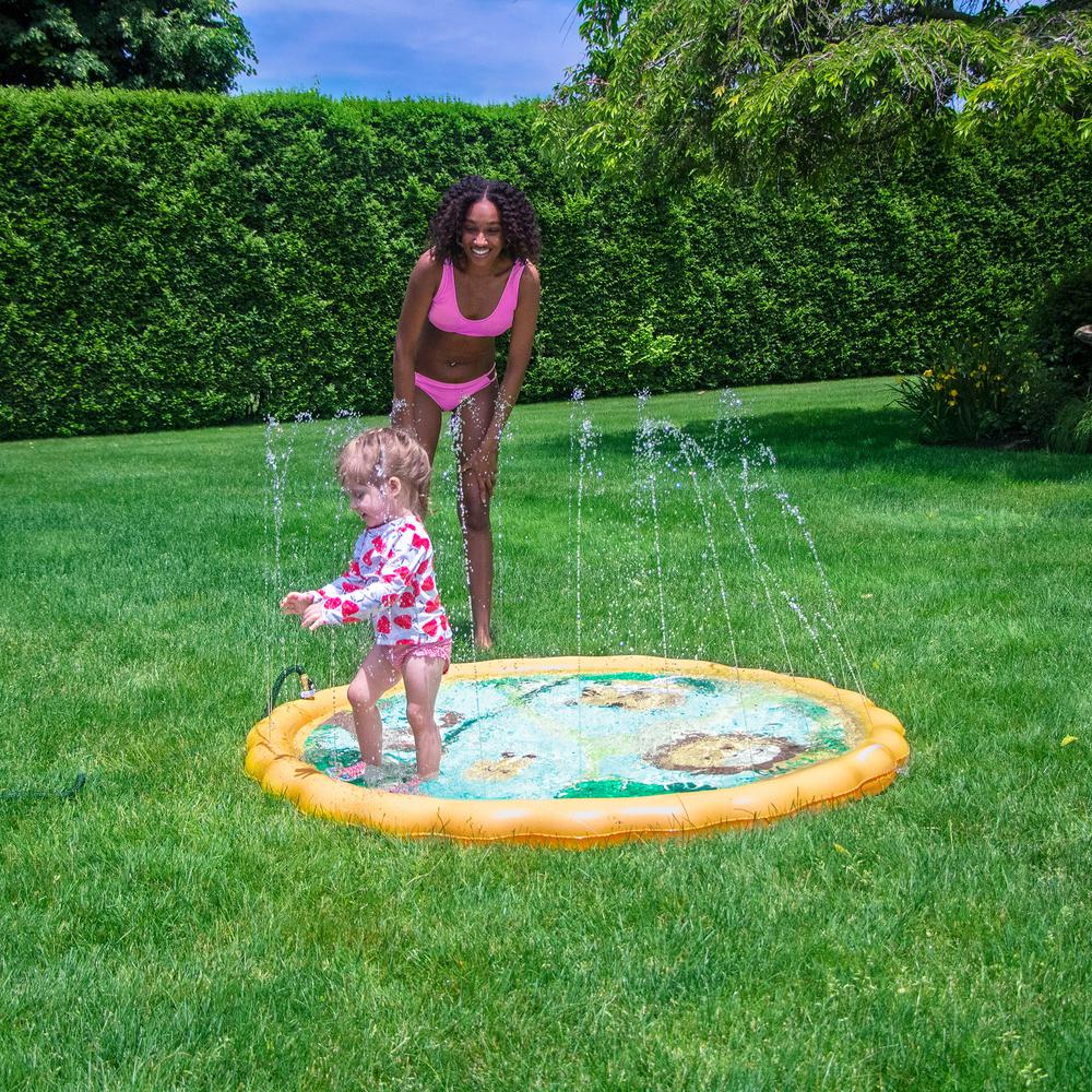60" Inflatable Safari Children's Sprinkler Mat. Picture 4