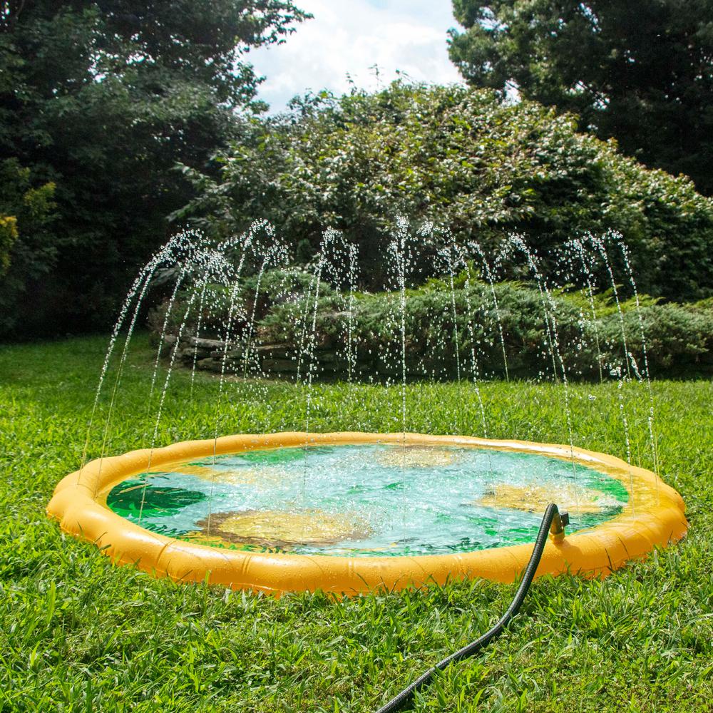60" Inflatable Safari Children's Sprinkler Mat. Picture 5