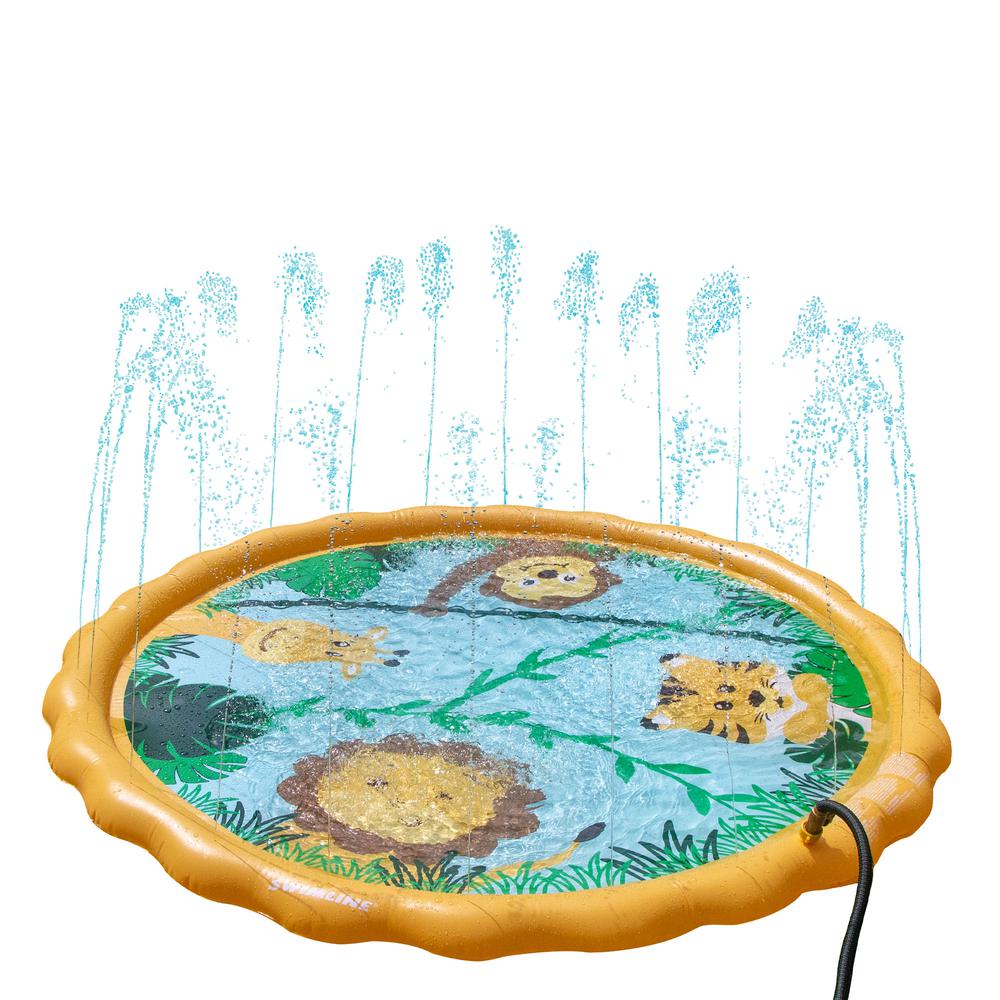 60" Inflatable Safari Children's Sprinkler Mat. Picture 1