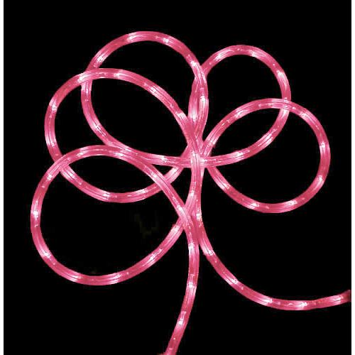 Pink Commericial Grade LED Outdoor Christmas Rope Light on a Spool - 24 ft. Picture 2