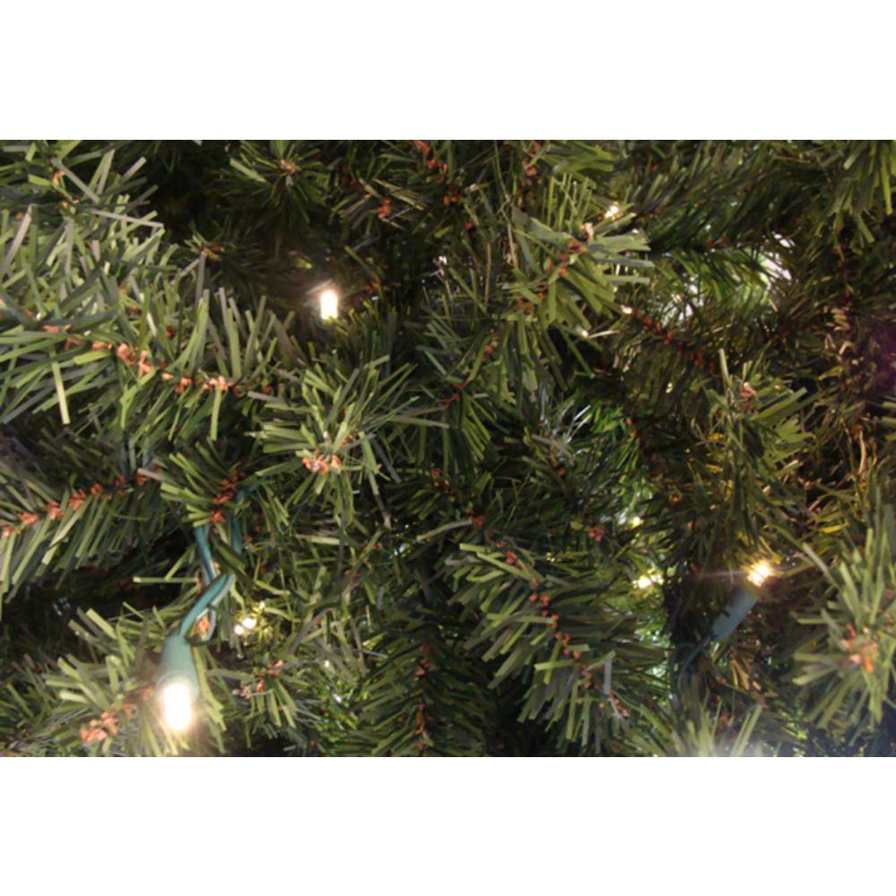6' Pre-Lit Medium Canadian Pine Artificial Christmas Tree - Candlelight LED Lights. Picture 4
