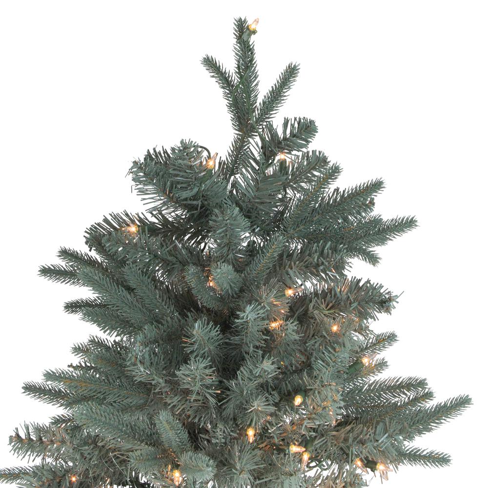 7.5' Pre-Lit Washington Frasier Fir Slim Artificial Christmas Tree - Clear Lights. Picture 2