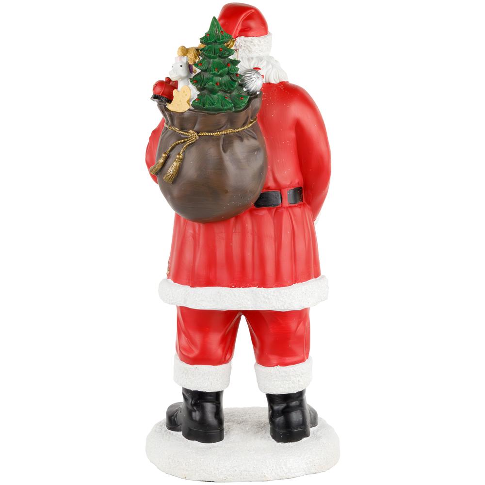 14" African American Santa Claus Christmas Figurine. Picture 6