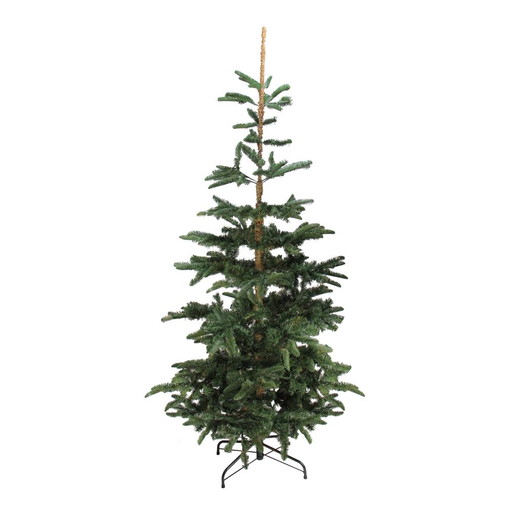 9' Green Slim Layered Noble Fir Artificial Christmas Tree - Unlit. Picture 1