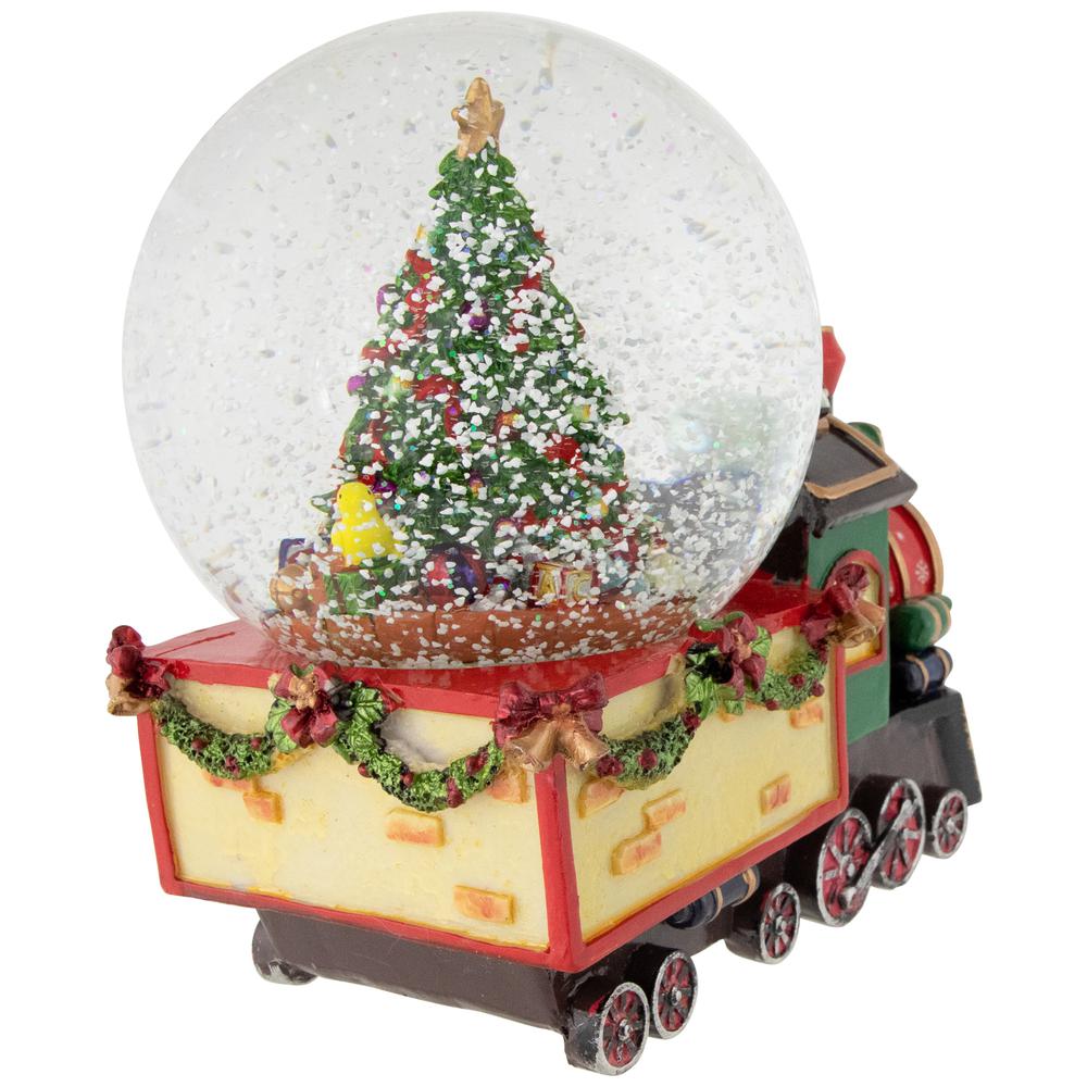 8" Children Christmas Train Musical Snow Globe. Picture 6