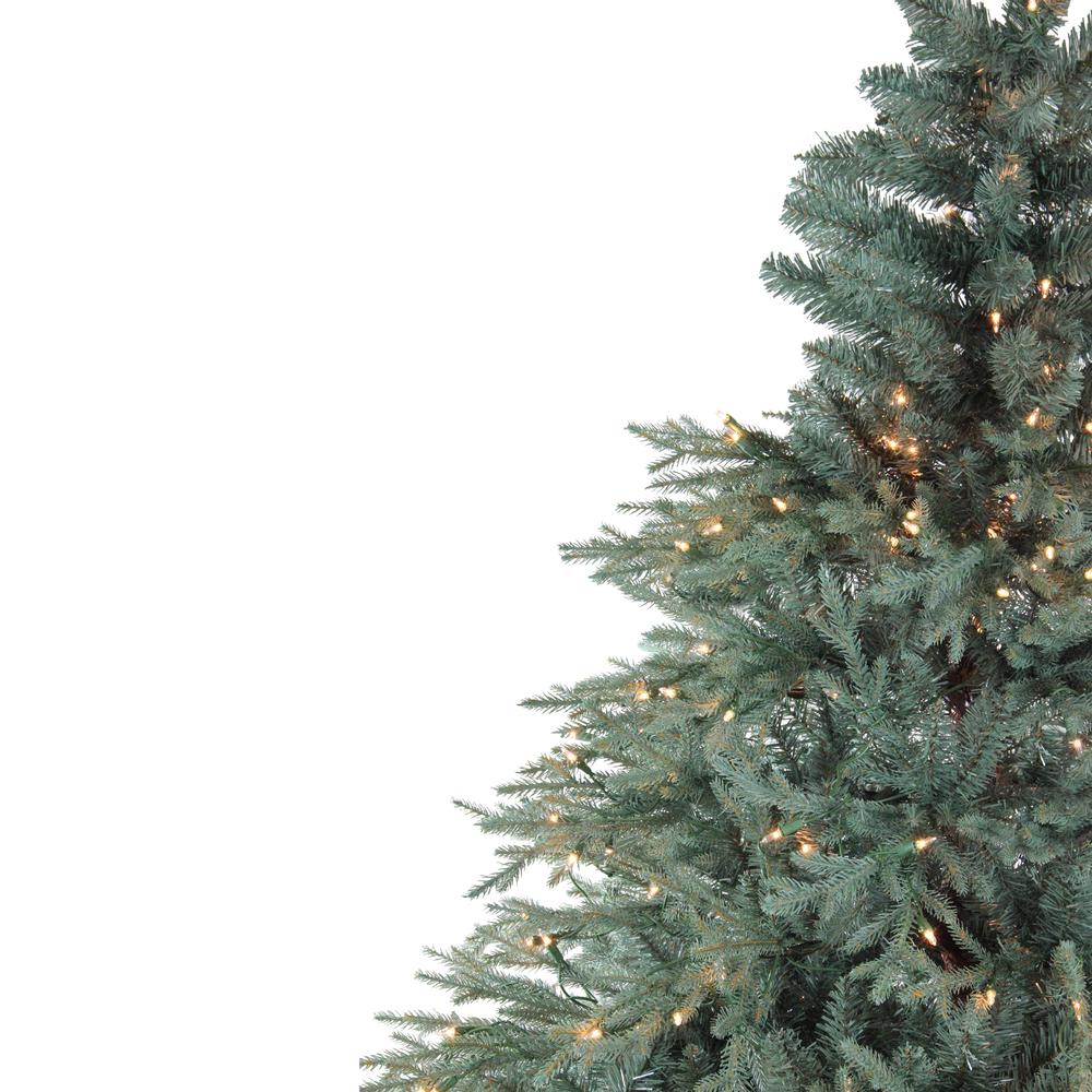 7.5' Pre-Lit Medium Fairbanks Alpine Artificial Christmas Tree - Clear Lights. Picture 2