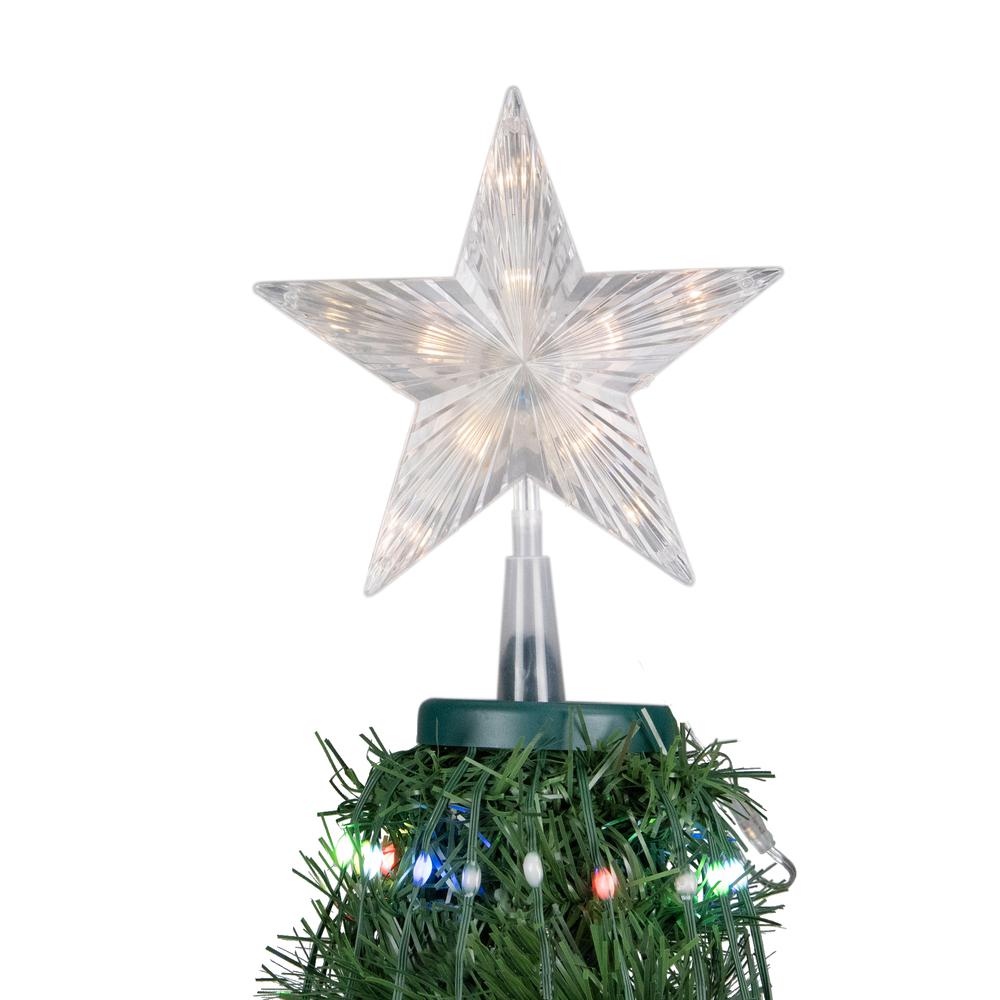 4' Green Color Changing Multiple Function Pop Up Artificial Outdoor Christmas Tree. Picture 3