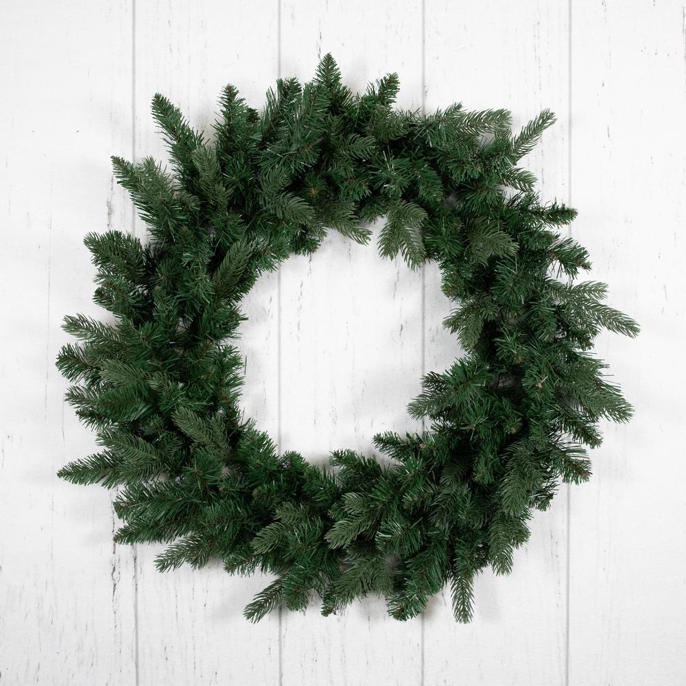Real Touch™️ Mixed Eden Pine Artificial Christmas Wreath - Unlit - 30". Picture 7