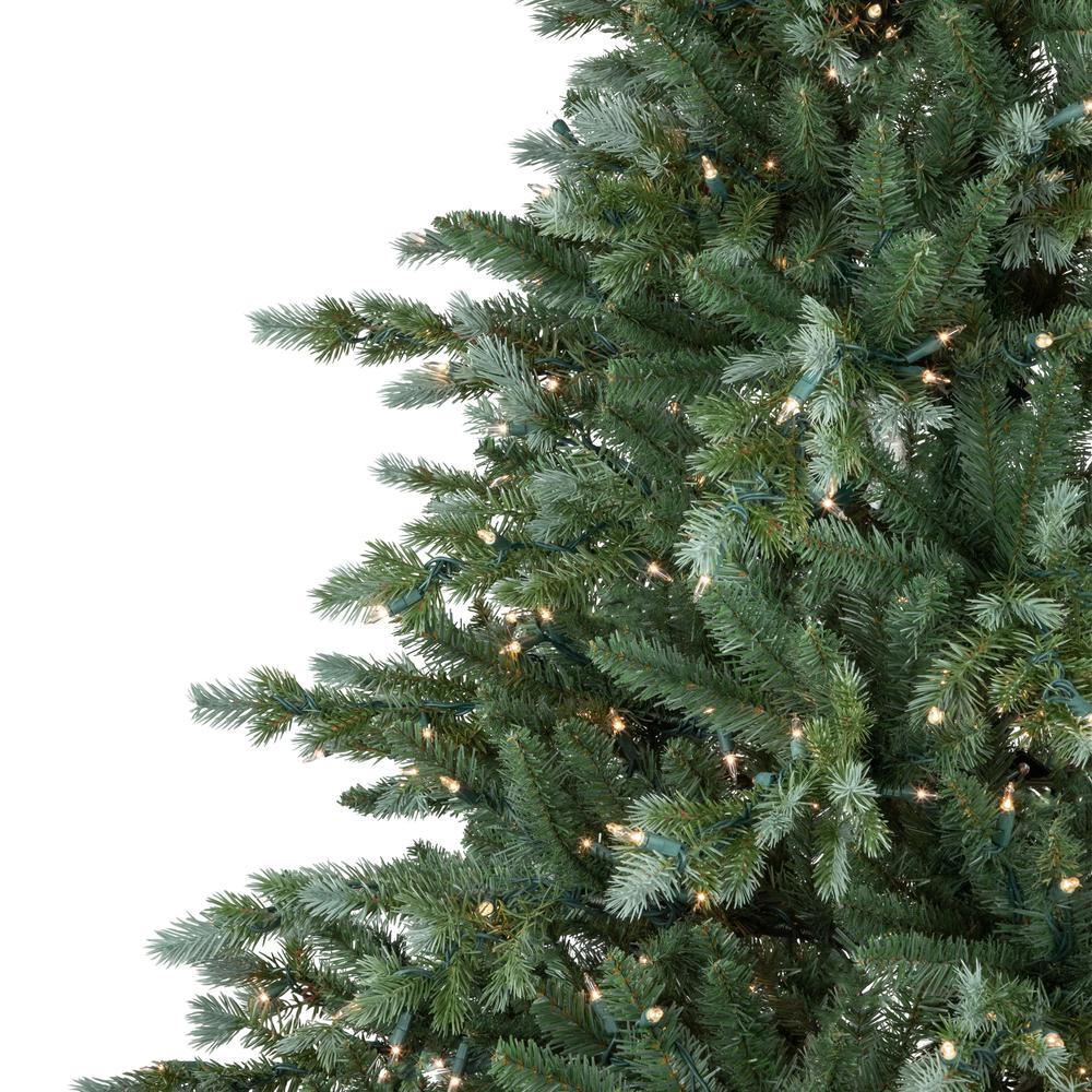 9' Pre-Lit Medium Blue Spruce Artificial Christmas Tree  Clear Lights. Picture 4