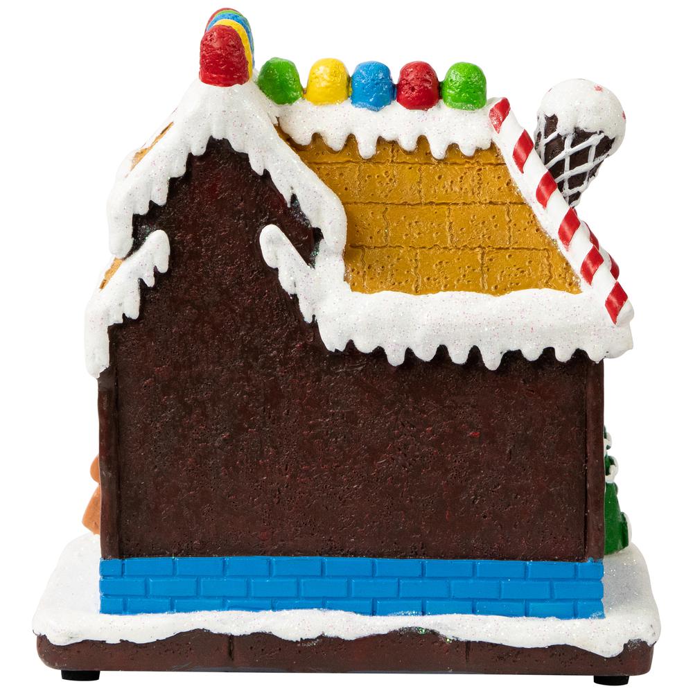 7" LED Lighted Gingerbread Christmas Candy House Village Display. Picture 6
