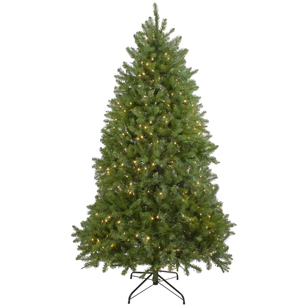 9' Green Pre-Lit Medium Northern Pine Artificial Christmas Tree - Clear LED Lights. Picture 1