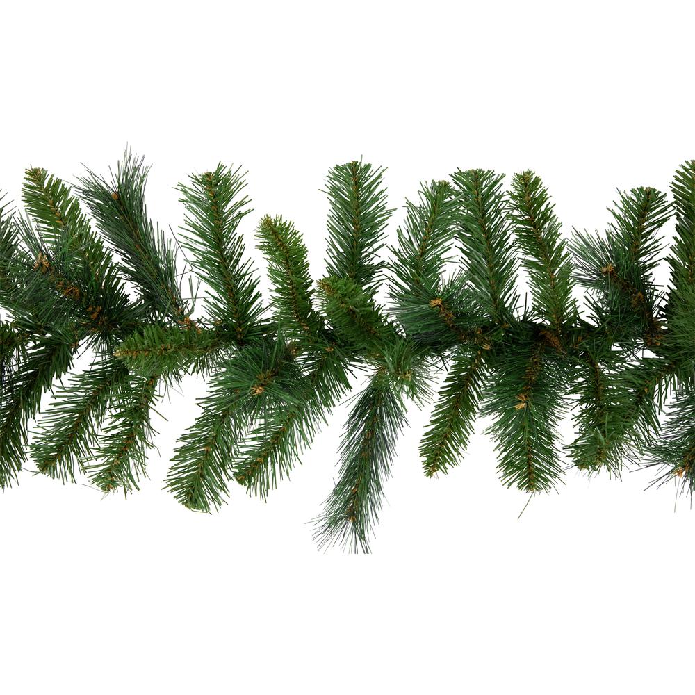 9' x 12" Mixed Green Beaver Pine Artificial Christmas Garland  Unlit. Picture 6