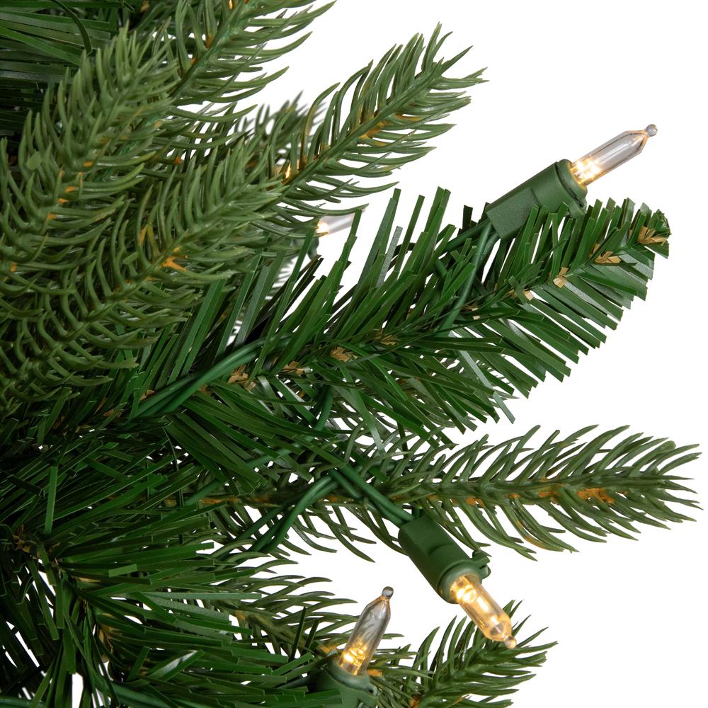 Frasier Fir Slim Christmas Tree - 6.5' - Dual Color LED Lights. Picture 3