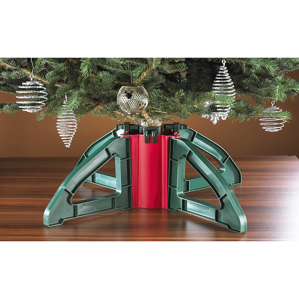 Christmas Tree Stand with Clamping System - For Real Live Trees Up To 10'. Picture 6