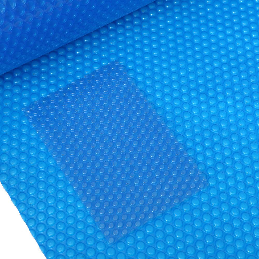 16' Blue Round Heat Wave Solar Blanket Swimming Pool Cover. Picture 1