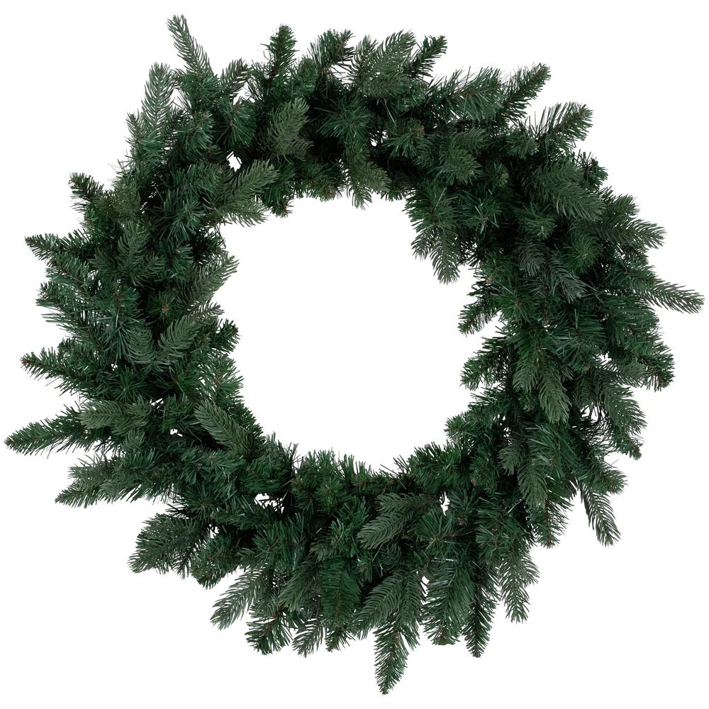 Real Touch™️ Mixed Eden Pine Artificial Christmas Wreath - Unlit - 30". Picture 2