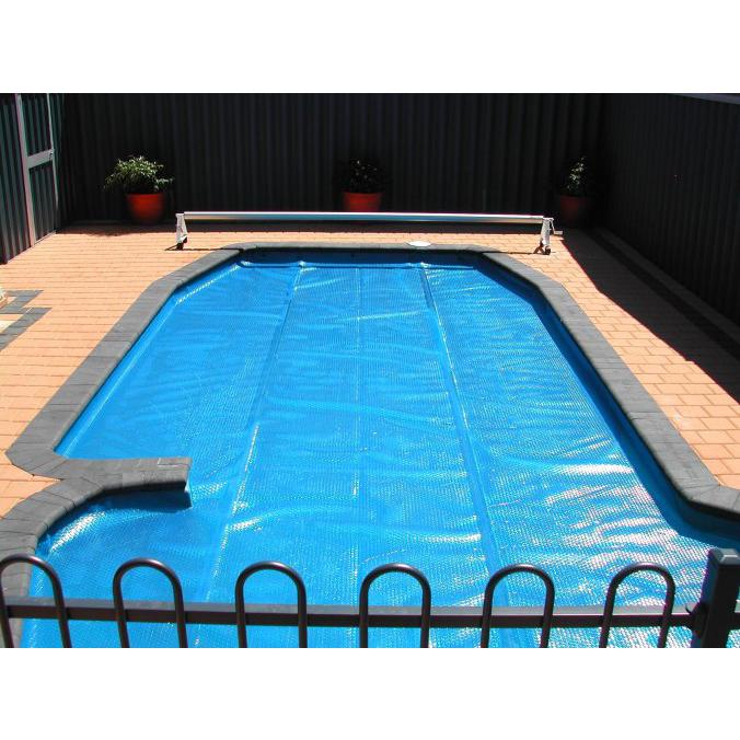 24' Blue Round Heat Wave Solar Blanket Swimming Pool Cover. Picture 3