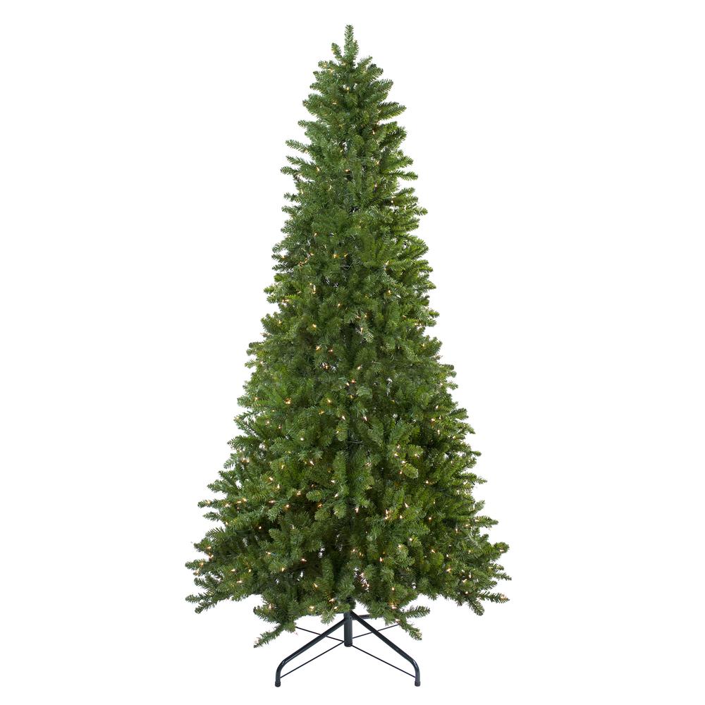 9' Pre-Lit Slim Eastern Pine Artificial Christmas Tree - Clear Lights. Picture 1