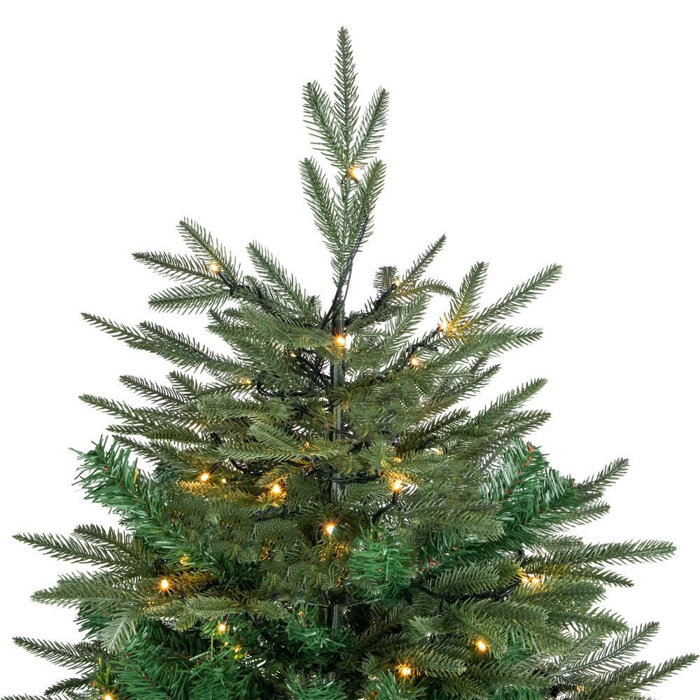 9' Pre-Lit Hudson Fir Artificial Christmas Tree  Warm White LED Lights. Picture 4