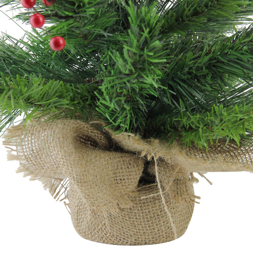 24" Mixed Cashmere Berry Pine Medium Artificial Christmas Tree - Unlit. Picture 5