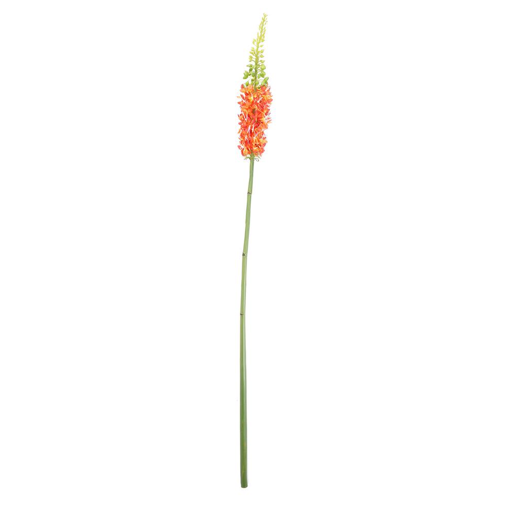 37" Orange and Red Artificial Foxtail Floral Crafting Stem. Picture 1