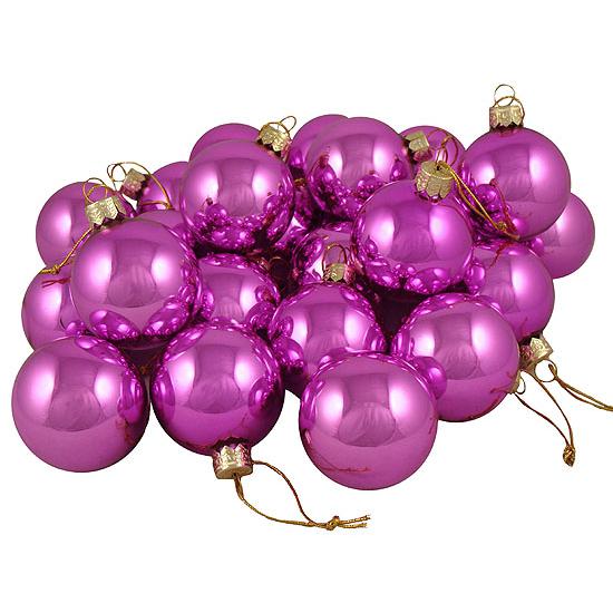 Club Pack of 36 Shiny Pink Lolipop Glass Ball Christmas Ornaments 2.75" (67mm). The main picture.