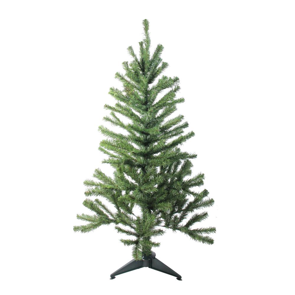 3' Canadian Pine Medium Artificial Christmas Tree - Unlit. Picture 1