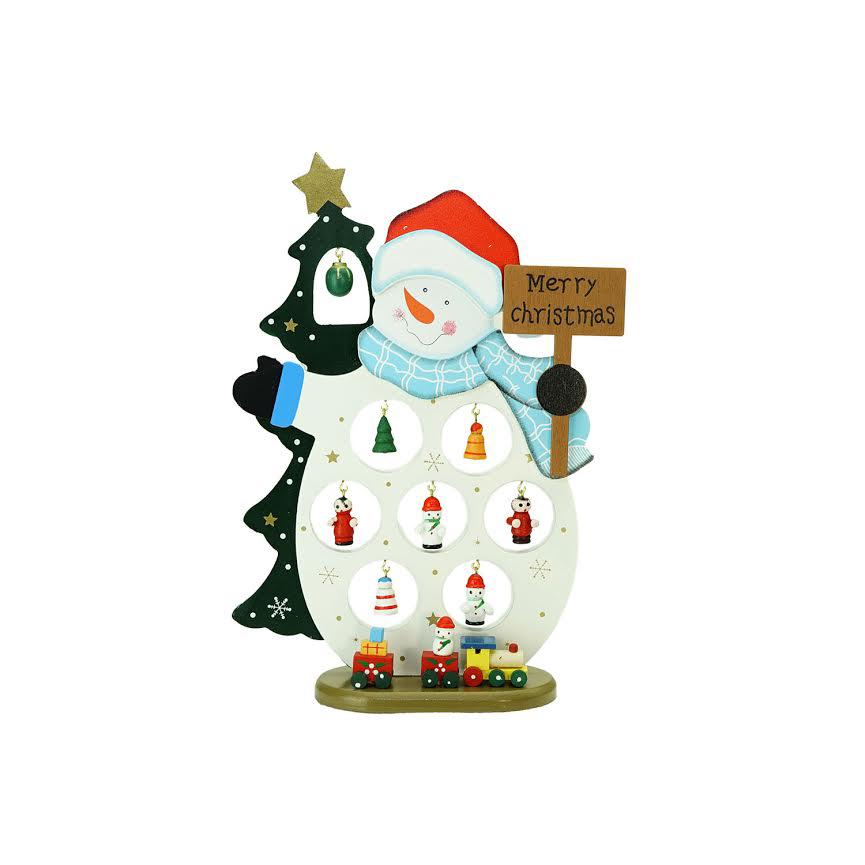 10.25" Snowman Ornament Holder Christmas Decoration. The main picture.