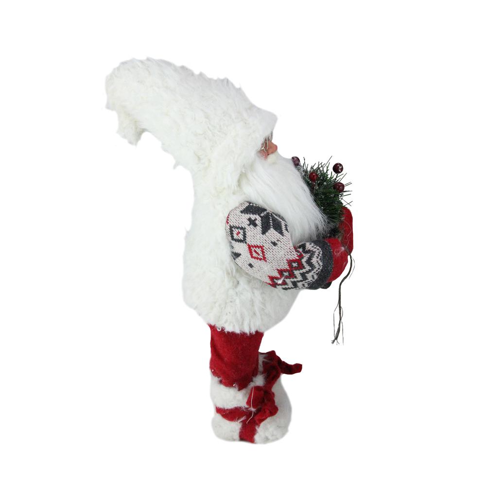 12" Nordic Santa Claus Christmas Tabletop Figure. Picture 2