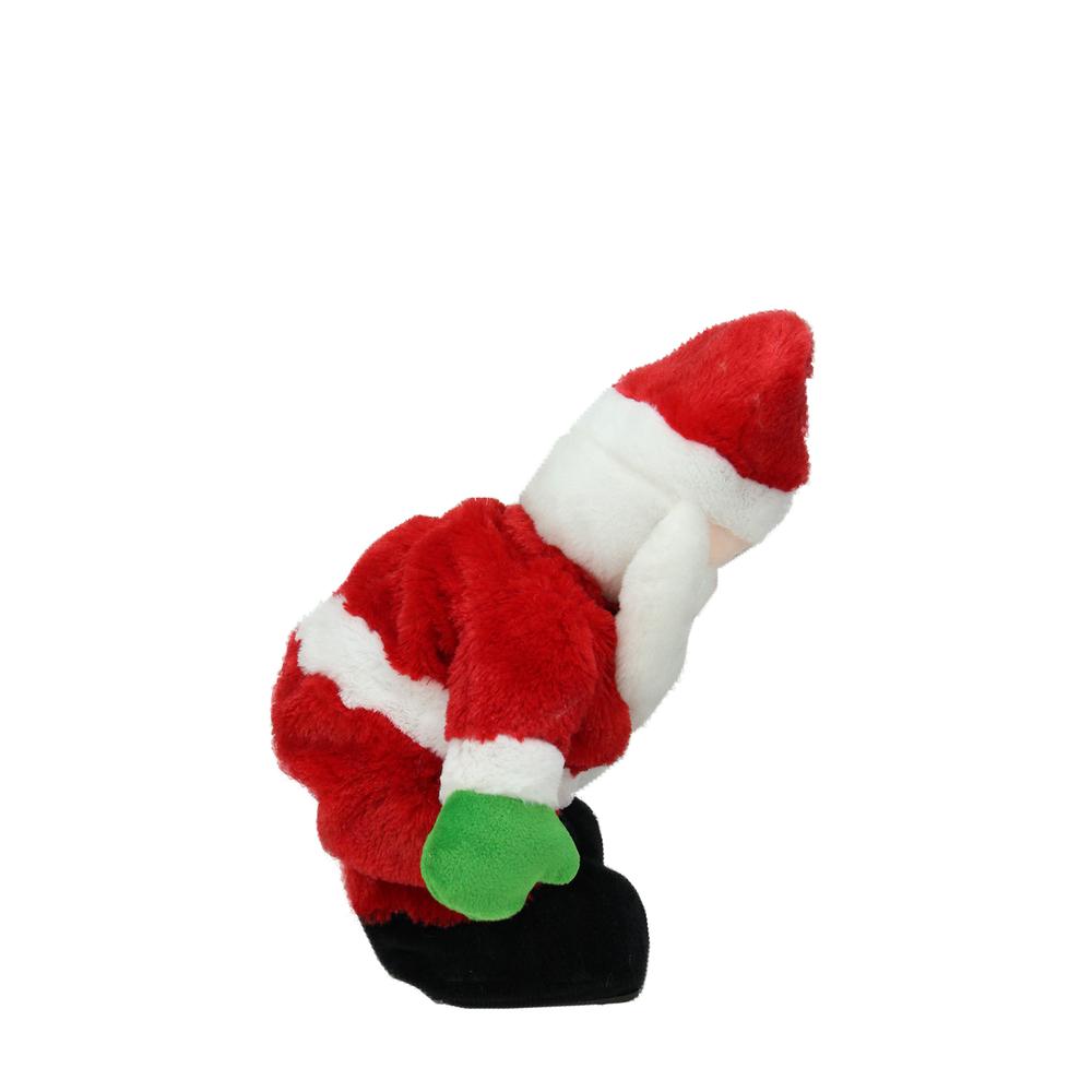 12" Animated Tickle 'n Laugh Santa Claus Plush Christmas Figure. Picture 2