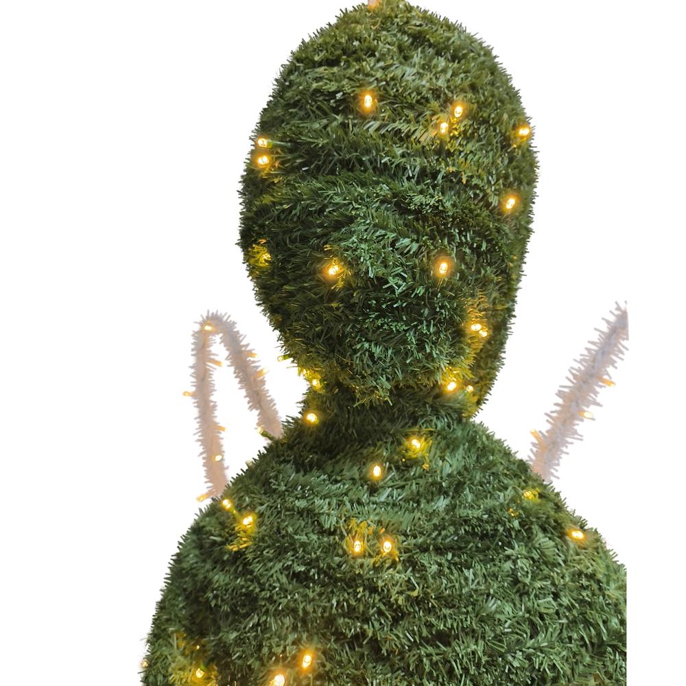 6.5' Commercial Angel Outdoor Christmas Decoration - Warm White LED Lights. Picture 2