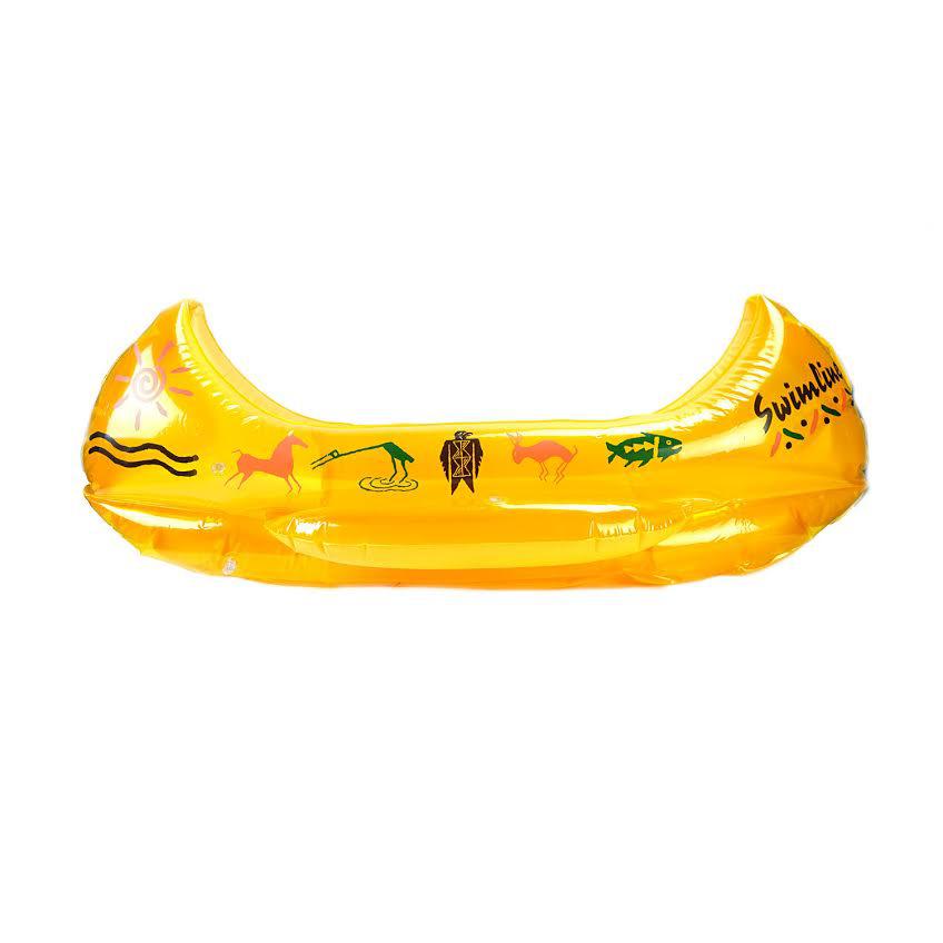 48" Inflatable Kiddy Canoe Swimming Pool Float. Picture 1