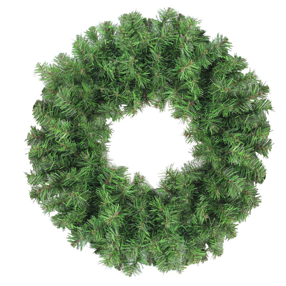 Colorado Spruce Artificial Christmas Wreath  16-Inch  Unlit. Picture 1