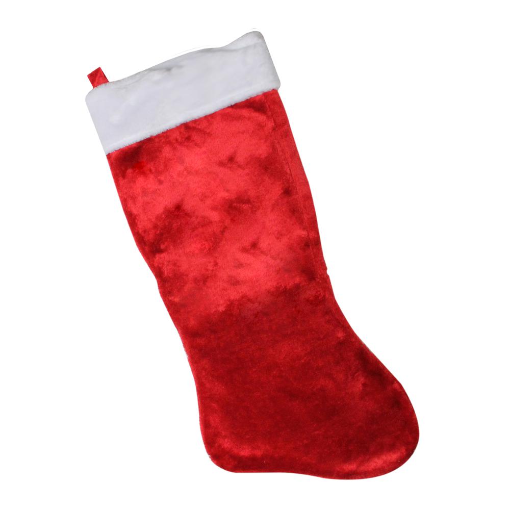 36" Oversized Red and White Christmas Stocking. The main picture.