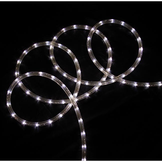 288' Pure White LED Commercial Grade Outdoor Christmas Rope Lights. Picture 2