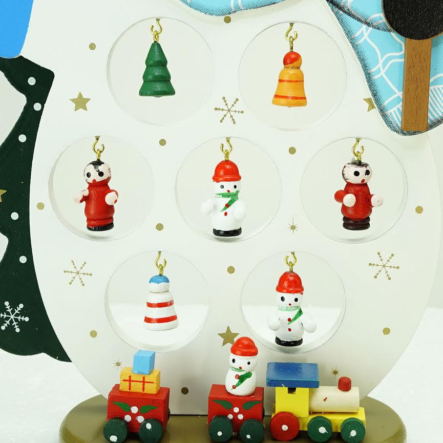 10.25" Snowman Ornament Holder Christmas Decoration. Picture 2