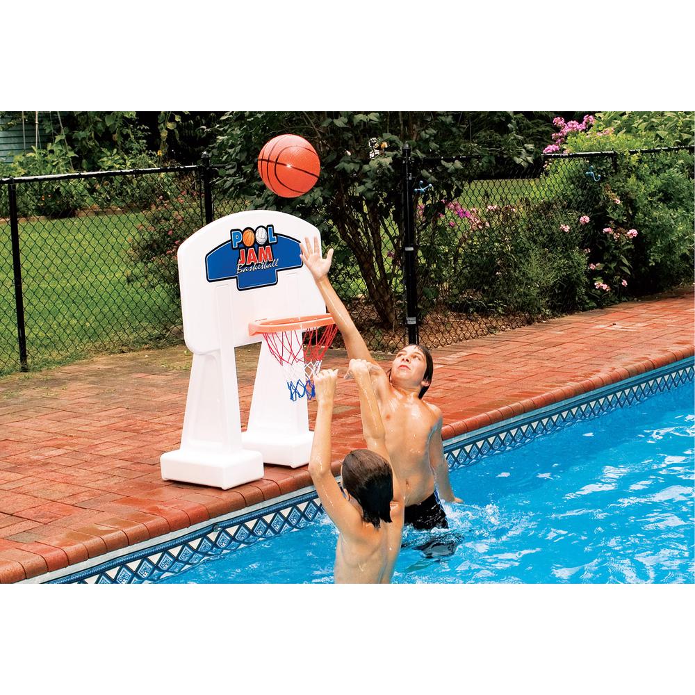 White Pool Jam Basketball and Volleyball Swimming Pool Water Sports Combo Game. Picture 3