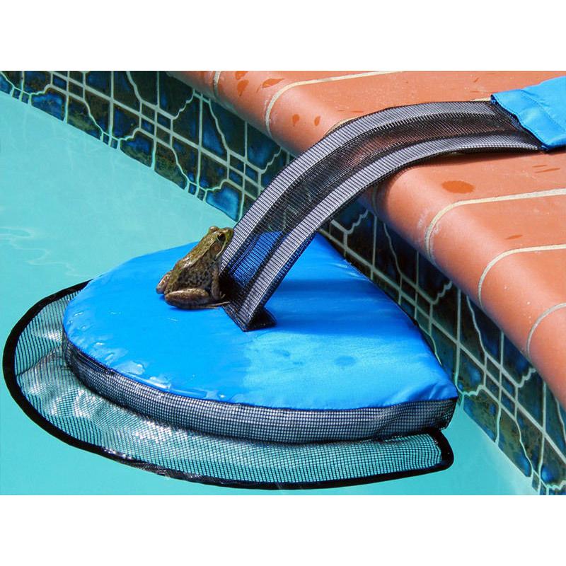 25.5-Inch Blue and Black Swimming Pool Critter Saving Escape Ramp. Picture 2