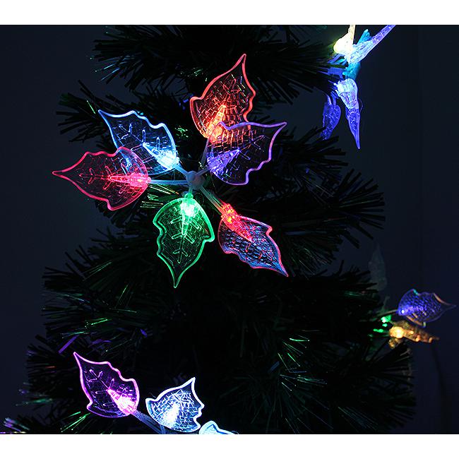 3' Pre-Lit Medium Fiber Optic Floral Artificial Christmas Tree - Multi-Color Lights. Picture 5