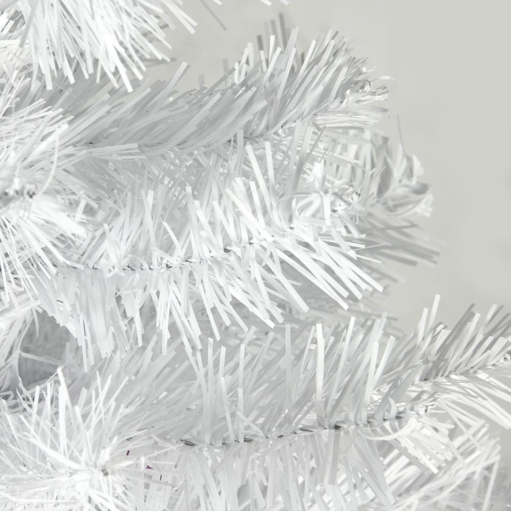 7.5' Pencil White Winston Pine Artificial Christmas Tree - Unlit. Picture 2