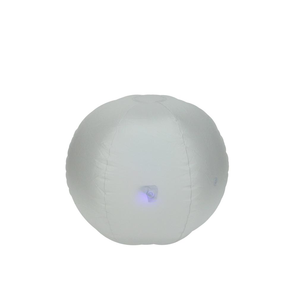 16.5" Inflatable LED Color Changing Pool Beach Ball. Picture 1