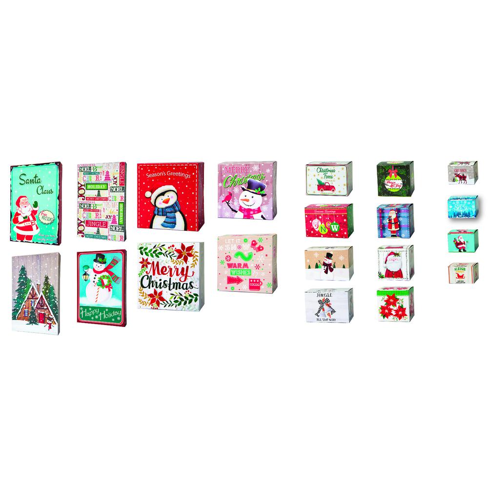 Pack of 20 Assorted Christmas Holiday Gift Boxes. Picture 2