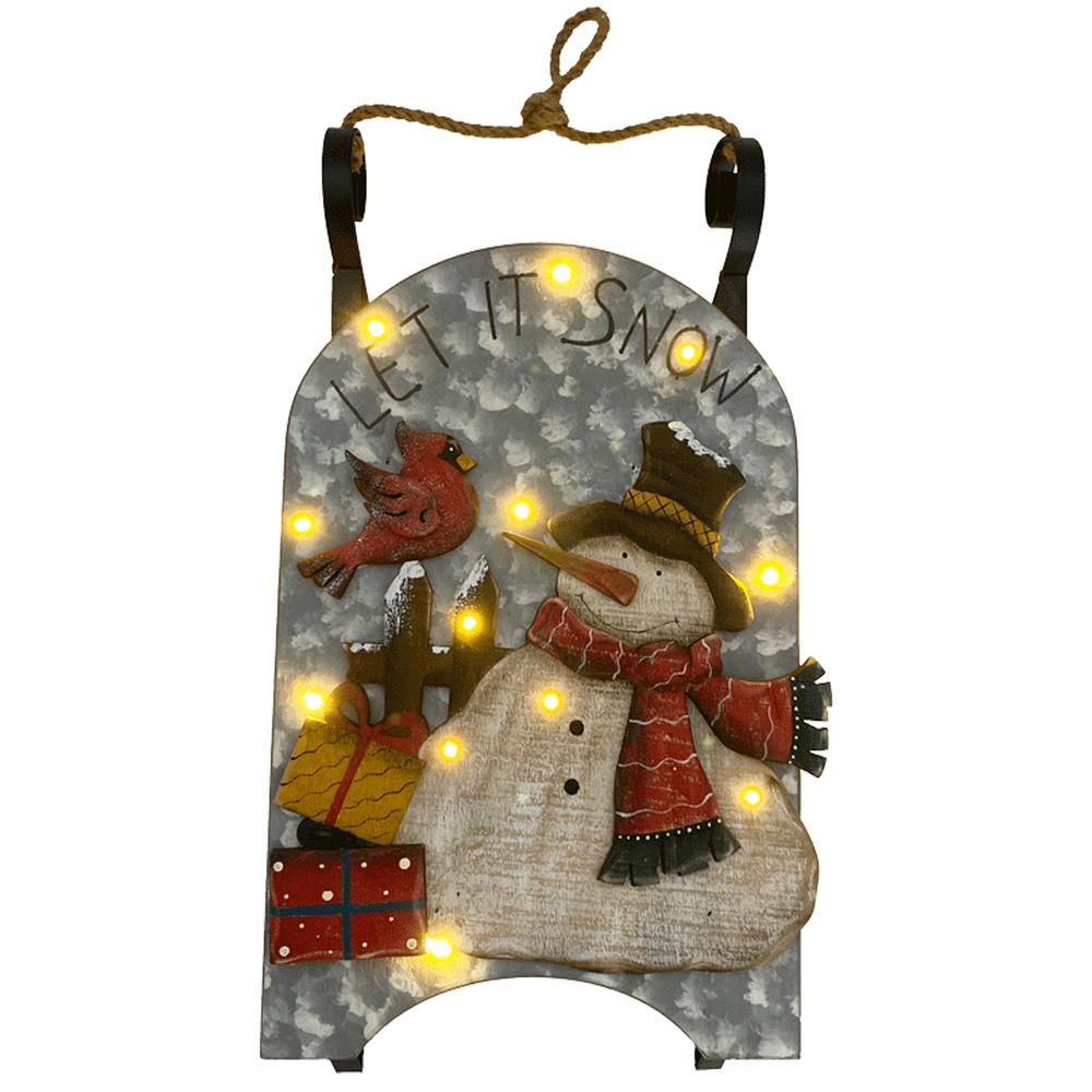 Northlight 11.75 Letters to Santa Red Mail Box Christmas Wall Hanging