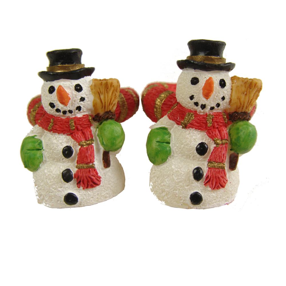 Club Pack of 288 White and Orange Friendly Snowman Christmas Taper Candle Rings 1.25". The main picture.