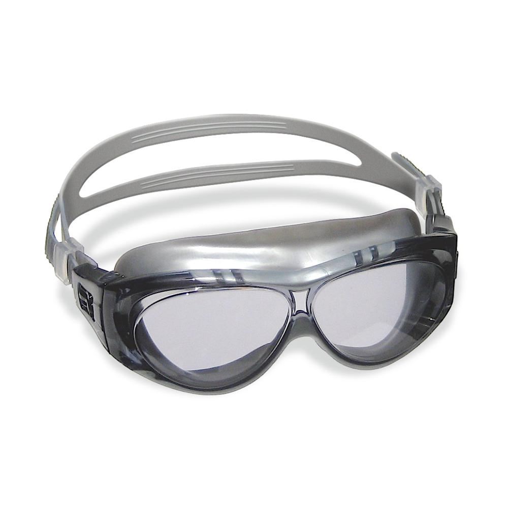 6" Black and Gray Cub Sports Swimming Pool or Spa Children's Goggles. Picture 1