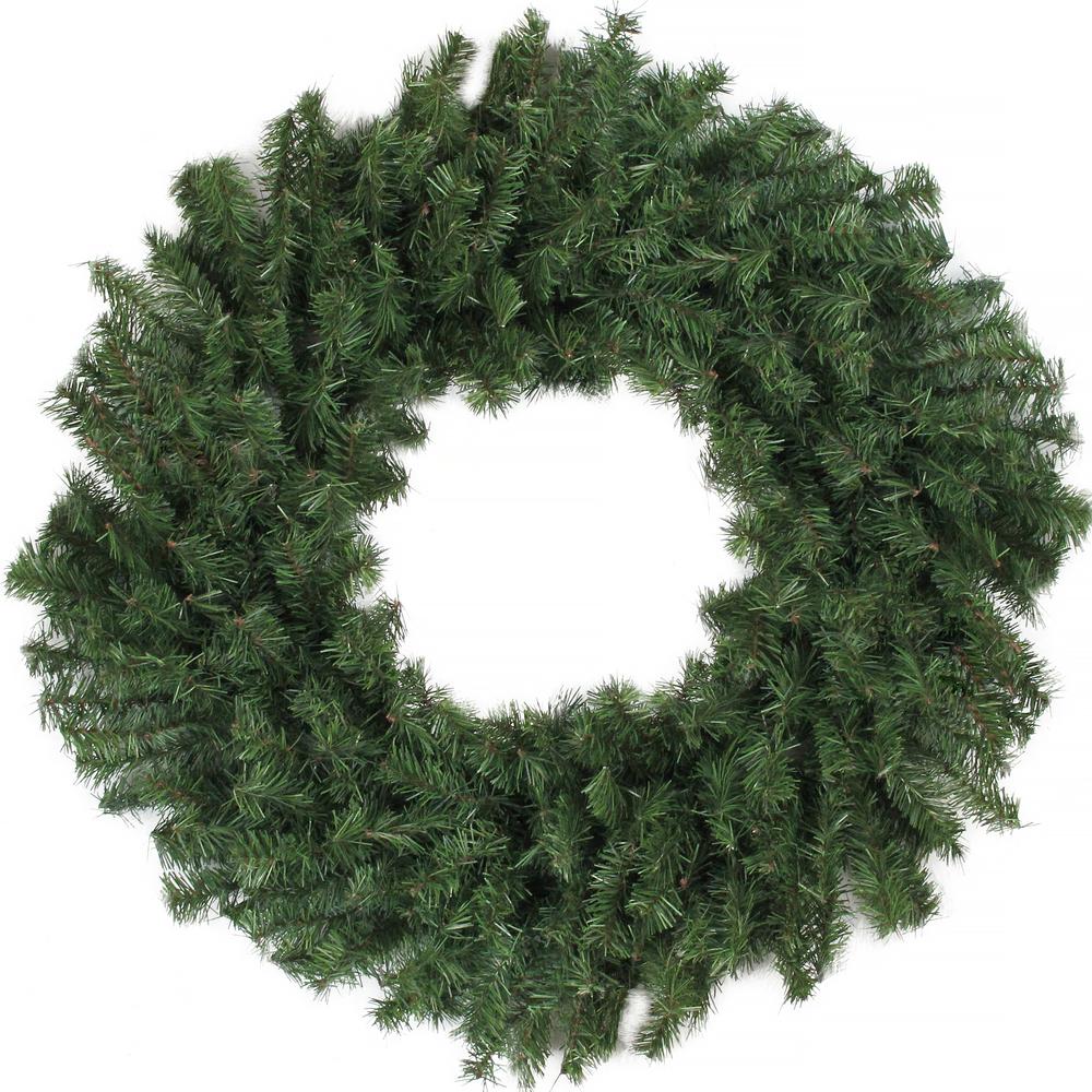 Canadian Pine Artificial Christmas Wreath - 24-Inch  Unlit. Picture 1