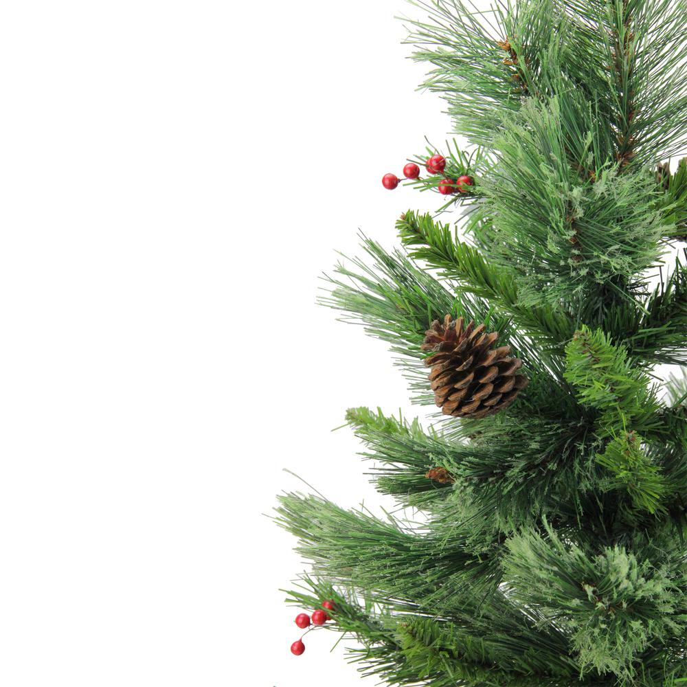 24" Mixed Cashmere Berry Pine Medium Artificial Christmas Tree - Unlit. Picture 3