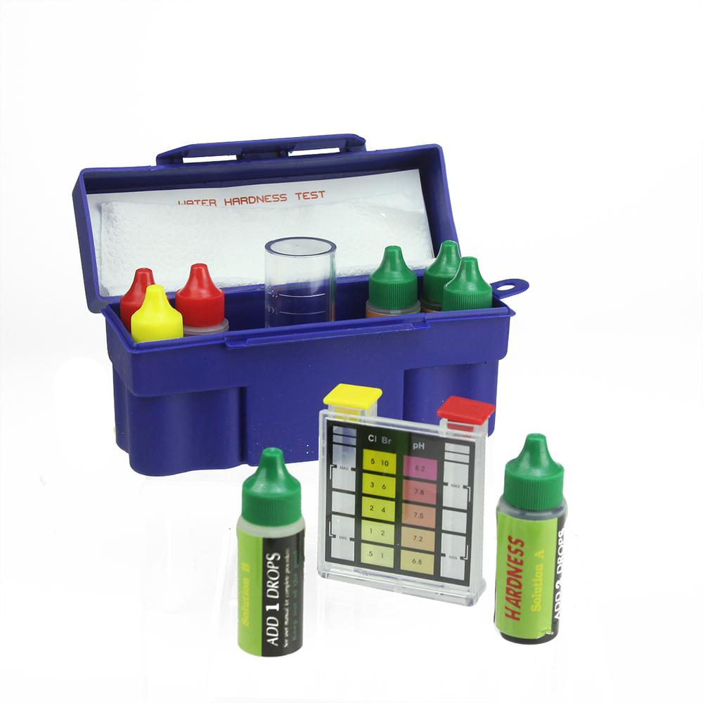 6-Way Test Kit with Testing Block and Case for Swimming Pools and Spas. Picture 1